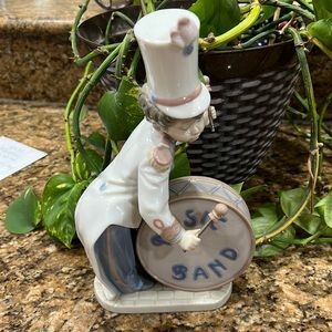 Lladro retired bass drummer drum says music band